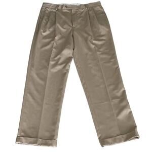 Daniel Cremieux Cuffed Dress Slacks w/Front Pleats, Size 38/32